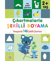 Çıkartmalarla Şekilli Boyama 2 Yaş Üstü