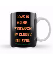 Friendship Quotes DAY ideas LOVE gift Friedrich Nietzsche Kupa Bardak Porselen