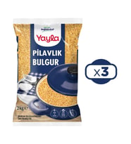 Yayla Pilavlık Bulgur 2 kg x 3 Adet