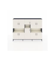 Arges Dolap 14 Raflı 10 Kapaklı 220x30x163 Antrasit-Aytaşı