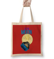 TO THE MOON DOGECAR Dogecoin Crypto Logo Merch Bez Çanta Uzun Saplı