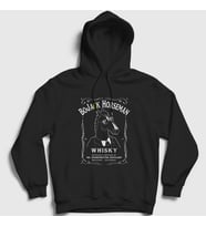 Presmono Unisex Siyah Whisky BoJack Horseman Kapüşonlu Sweatshirt 299990tt