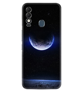 Tecno Spark 8T Kılıf Resimli Desenli Silikon Platinium Series Midnight Moon 1802