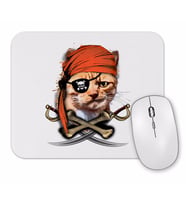 Gato Pirata Korsan Kedi Cat Mouse Pad