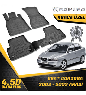 Seat Cordoba Havuzlu Paspas 4,5D Sahler 2003-2009