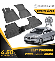 Seat Cordoba Havuzlu Paspas 4,5D Sahler 2003-2009