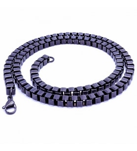 Kare Arnavut Çelik Kolye 6Mm 3183CEK033