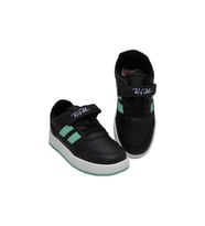 Raymaxx 0046 Filet Cırtlı Bağlama Çocuk Sneaker Ayakkabı Siyah Su Yeşil (Siyah - Su Yeşili)