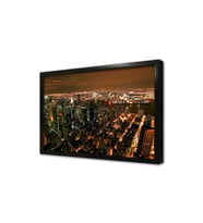 New York Gece Çerçeveli Mdf Tablo