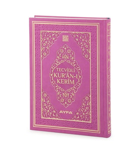 Furkan 17739 Cami Boy Tecvidli Kuranı Kerim Termo Deri Cilt Pembe Renk