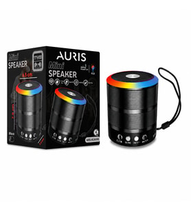 AURIS ARS-KLN190 RGB Işıklı Mini Bluetooth Hoparlör – TWS Destekli Taşınabilir Speaker