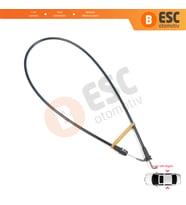 VW Caddy MK3 2K 2C 2004-2015 2K5843653C için Yan Sürgülü Orta Kapı Kilit Açma Teli