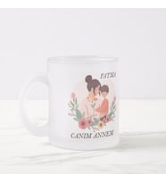 Kişiye Özel Anneye İsimli Anneler Günü Hediyesi Cam Kupa Bardak