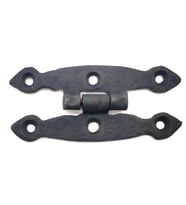Antika Tarz Dekoratif Pirinç Dar Menteşe - 75x39 Mm, Oksit