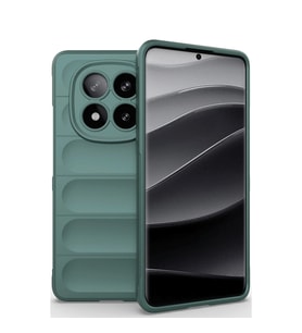 Xiaomi Redmi Note 14 Pro 5g Kılıf Optimum Silikon - Koyu Yeşil
