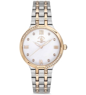 SANTA BARBARA POLO SB.10.1177.3 -WR 5ATM-ZARİF MODEL-ÇELİK-BAYAN KOL SAATİ