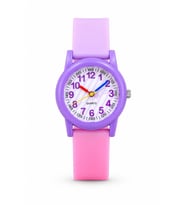Kuyruk Yıldızı Desenli Kız Çocuk Kol Saati Pembe Mor Analog Saat ST-304410
