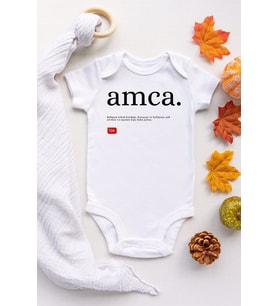 Unisex Bebek Beyaz Amca Tdk Çıtçıtlı Body