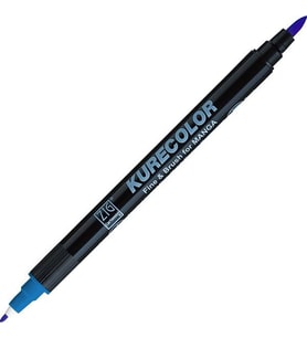 Zig Kurecolor Fine & Brush for MANGA Marker Çizim Kalemi 364 Cornflour Blue 