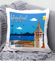 İstanbul Tasarımlı Yastık
