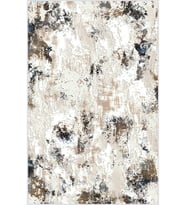 Eliana Home Baskılı, Yıkanabilir Kaymaz Taban Salon Halısı LNA0515 100x150 cm (Krem)
