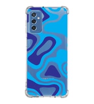 Samsung Galaxy M52  Köşe Korumalı Antişok Kapak Renkli Desen Tasarımlı Şeffaf Silikon Kılıf