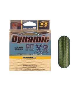 Captain Dynamic Soft PE 8 Örgü Spin İp Misina 300mt Yeşil 0,30mm