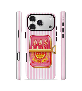 iPhone 17 Pro Vorian Çift Katmanlı Kılıf Sardine Club Pink