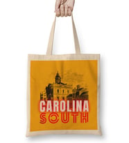 South Carolina state flag gift - vintage Retro Rainbow Style Bez Çanta Uzun Saplı
