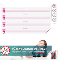 Kılavuz Çizgili Yazı Tahtası, Yeni Müfredata Uygun, Yazılıp Silinebilen, Sihirli Akıllı Kağıt Pano
