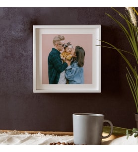 Fotoğraf Baskılı Yapışkan Beyaz Çerçeve 20 x 20 cm