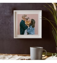 Fotoğraf Baskılı Yapışkan Beyaz Çerçeve 20 x 20 cm