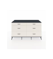 Kronos Konsol 6 Çekmeceli  176x59x99 Aytaşı-Antrasit/Aytaşı