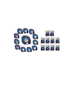 DYMO LETRATAG MUADİL PLASTİK ŞERİT ETİKET 10'LU RENK SEÇENEKLERİ