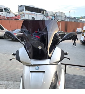 MOTOCAM Piaggio X7 Ön Cam 2007-2012 Model 43cm Siyah Renkli 4mm