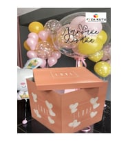 BALON KUTUSU UÇAN BALON KUTUSU DOĞUM GÜNÜ PARTİ BALON KUTUSU SÜPRİZ KUTU KENDİN YAP HEDİYELİK KUTU