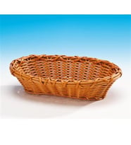 BÜYÜK OVAL PLASTİK SEPET (koyu )