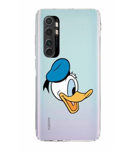 Xiaomi  Mi Note 10 Lite  Kamera Korumalı Kapak Donald Duck Tasarımlı Şeffaf  Kılıf