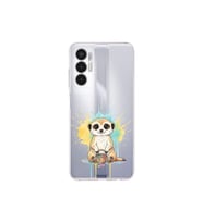 Tecno Pova 3 ile Uyumlu Splash Mirket Tasarımlı Şeffaf Silikon Kılıf