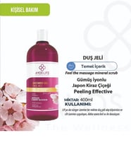 Ayos Life Nemlendirici ve Besleyici Gümüş Iyonlu, Japon Kiraz Çiçeği Kokulu Duş Jeli 400 ml