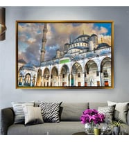 Altın Çerçeveli dekoratif tablo l256 (Gold)