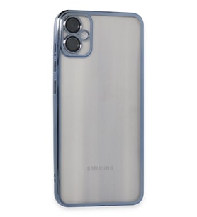 Galaxy A05 Kılıf Razer Lensli Silikon - Lacivert
