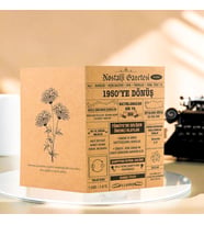 1950 Kraft Kutlama Kartı - Doğum Günü Kartı - Yıl Dönümü Kartı - Nostalji Gazetesi