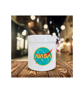 Nasa Baskılı Seramik Küllük