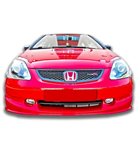 Honda Civic Sport Ön Ek Ep2 Ep3 Ön Ek Karlık Mat Siyah Plastik
