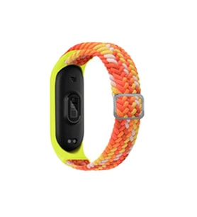Uray store Xiaomi Mi Band 6 Star Kordon - Turuncu-Sarı