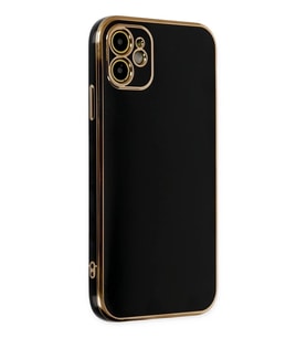 Mey İthalat® iPhone 12 Kılıf Volet Silikon - Siyah