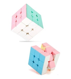 Pastel Renk Süper Kaliteli 3x3x3 Zeka Küpü