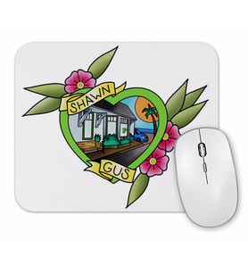 Psych Shawn Gus Mouse Pad