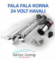 Fala Fala Korna Havalı Metal Kromajlı 24 Volt